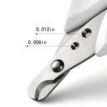 Professional Paw Trimmer Sharp Angled Blade Cat Nail Clippers with Circular Cut Hole - GreenFur