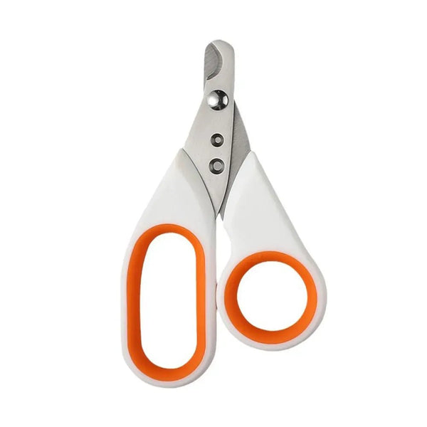 Professional Paw Trimmer Sharp Angled Blade Cat Nail Clippers with Circular Cut Hole - GreenFur