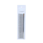 Professional Pet Grooming Tool Rounded Corners Dual Tooth Cat Comb - GreenFur