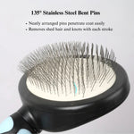 Professional Pin Brush for Dogs and Cats Grooming - GreenFur