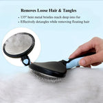 Professional Pin Brush for Dogs and Cats Grooming - GreenFur