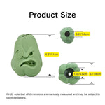 Pumpkin Shape Slow Feeder Frozen Dog Food Dispenser Toy - GreenFur