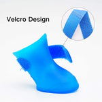 Puppy Dog Candy Colors Anti - slip Waterproof PVC Rain Shoes Boots - GreenFur