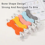 Puppy Teething Toys Rope Felt Material Dog Molar Chew Toy - GreenFur