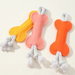 Puppy Teething Toys Rope Felt Material Dog Molar Chew Toy - GreenFur