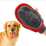 Quick Cleaning Soft Bristles Right - Hand Pet Grooming Glove - GreenFur