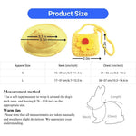 Rabbit Costume Harness with Ear Hole Hood amd Leash Cute Small Pet Outfit - GreenFur