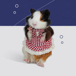 Rabbit Red Polyester Plaid Pet Skirt - GreenFur