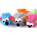 Random Color Interactive Mouse Shape Feather Cat Toy - GreenFur