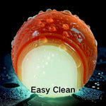 Random Color Single High Bouncy Glow in The Dark Dog Ball Throwing Toy - GreenFur