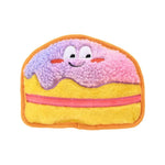 Random Color Tie - Dye Snack Sandwich Style Squeaky Dog Chew Toy - GreenFur