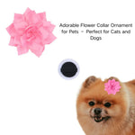 Random Mix 10 Pcs Adorable Flower Dog Collar Decoration Pets Ornament - GreenFur