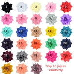 Random Mix 10 Pcs Adorable Flower Dog Collar Decoration Pets Ornament - GreenFur