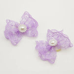 Random Mix 20 Pcs Lightweight Lace Bow Elastic Dog Hair Ties Pet Accessories - GreenFur