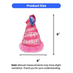 Realistic Happy Birthday Pet Hat Plush Toy - GreenFur