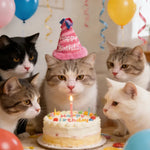 Realistic Happy Birthday Pet Hat Plush Toy - GreenFur