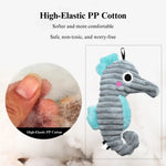 Realistic Plush Corduroy Dog Toy Chew Squeaky Teething Toy - GreenFur