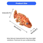 Realistic Stonefish Style Durable Squeaky Plush Dog Toy - GreenFur