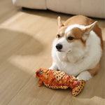 Realistic Stonefish Style Durable Squeaky Plush Dog Toy - GreenFur