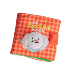 Red Book Shaped Interactive Dog Plush Toy for Treat Dispensing - GreenFur