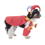 Red Clown Cosplay Dog Costume Halloween Funny Pet Outfit - GreenFur