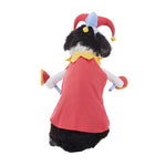 Red Clown Cosplay Dog Costume Halloween Funny Pet Outfit - GreenFur