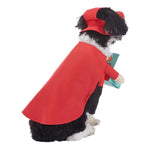 Red Pizza Delivery Cosplay Dog Costume Halloween Funny Pet Outfit - GreenFur