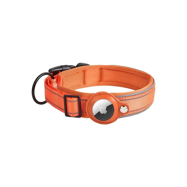 Reflective Adjustable GPS Pet Tracker Collar for Dogs - GreenFur