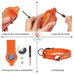Reflective Adjustable GPS Pet Tracker Collar for Dogs - GreenFur