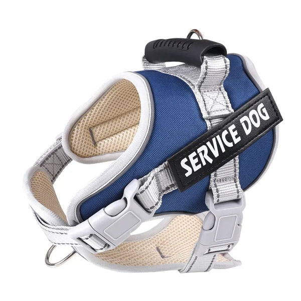 Reflective Adjustable Pet Harness for Large Dogs - GreenFur