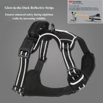 Reflective Dog Harness with Thickened Control Handle - GreenFur