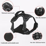 Reflective Dog Harness with Thickened Control Handle - GreenFur