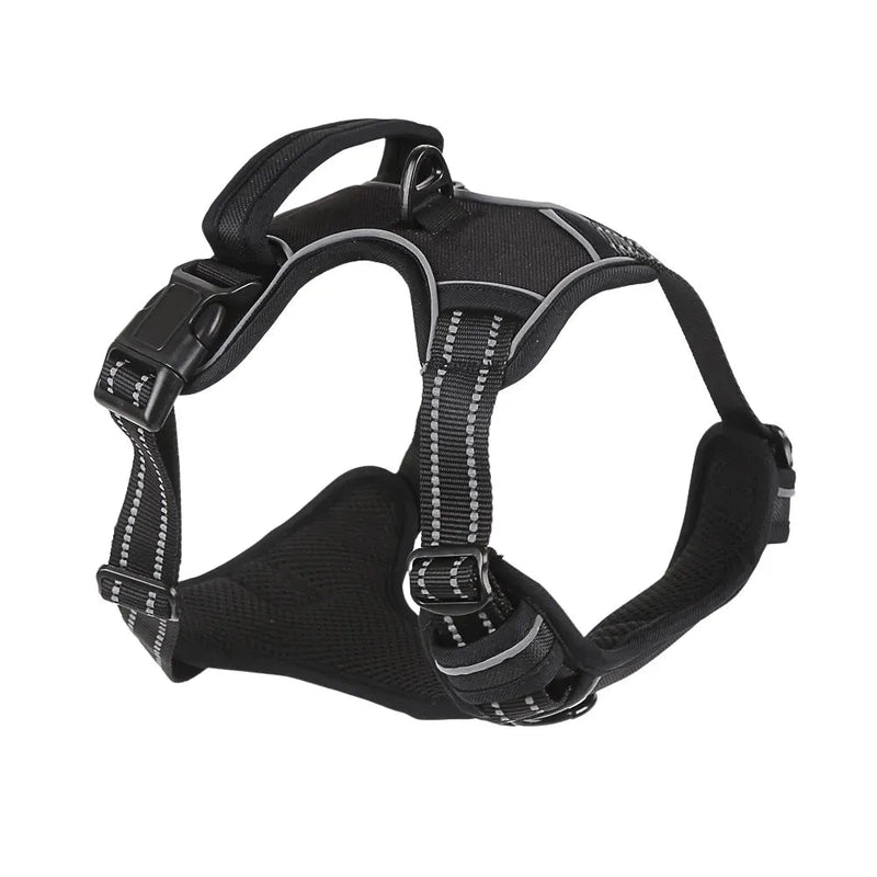 Reflective Dog Harness with Thickened Control Handle - GreenFur