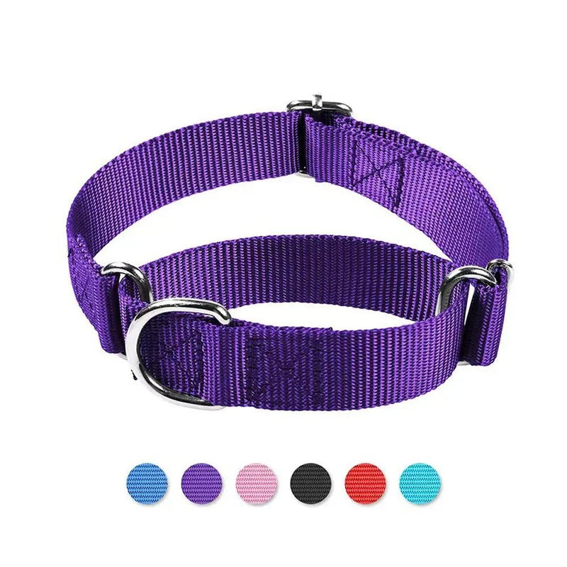 Reflective Nylon Dog Collar with Anti - Pull Design - GreenFur