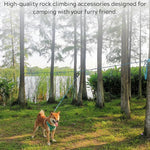 Reflective Pet Leash with Anti - Tangle Suspension Rope for Outdoor Activities - GreenFur