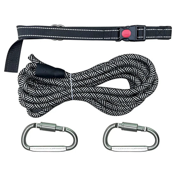 Reflective Pet Leash with Anti - Tangle Suspension Rope for Outdoor Activities - GreenFur