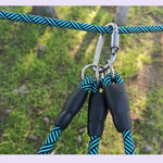 Reflective Pet Leash with Anti - Tangle Suspension Rope for Outdoor Activities - GreenFur
