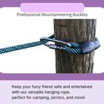 Reflective Pet Leash with Anti - Tangle Suspension Rope for Outdoor Activities - GreenFur