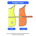 Reflective Safety Vest Fluorescent Dog Jacket Lightweight Visibility Gear - GreenFur
