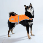 Reflective Safety Vest Fluorescent Dog Jacket Lightweight Visibility Gear - GreenFur