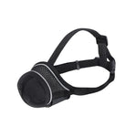 Reflective Soft Nylon Dog Muzzle with Adjustable Breathable Mesh - GreenFur