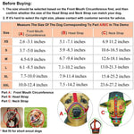 Reflective Soft Nylon Dog Muzzle with Adjustable Breathable Mesh - GreenFur