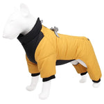 Reflective Strip Sleeves Warm Cotton Waterproof Dog Jackets - GreenFur