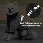 Reflective Strip Sleeves Warm Cotton Waterproof Dog Jackets - GreenFur