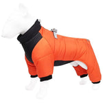Reflective Strip Sleeves Warm Cotton Waterproof Dog Jackets - GreenFur