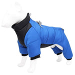 Reflective Strip Sleeves Warm Cotton Waterproof Dog Jackets - GreenFur
