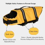 Reflective Stripes Adjustable Pet Swimming Vest Dog Life Jacket - GreenFur