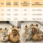 Reindeer Cosplay Cloak Pet Clothes Christmas Party Costume - GreenFur