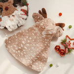 Reindeer Cosplay Cloak Pet Clothes Christmas Party Costume - GreenFur