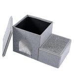 Removable Cave Bed Steps Gray Cat Dog Ladder Pet Bed Stairs - GreenFur